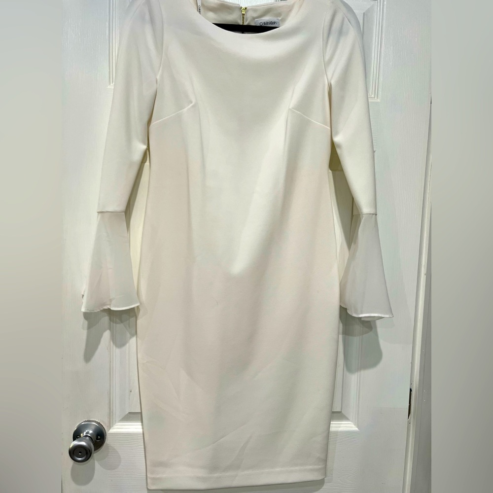 Calvin Klein Flared Sleeves Dress